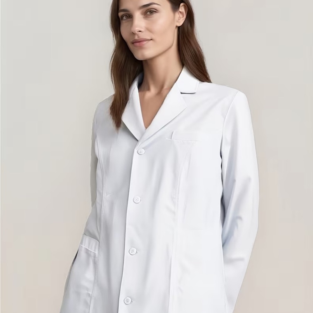 Lab Coats - Classic Tailored Womens White